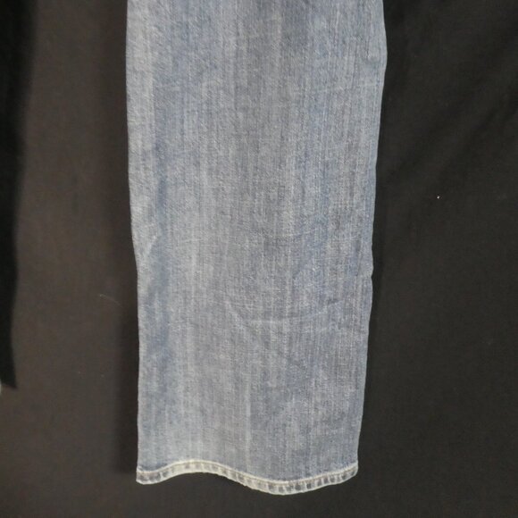 7 FOR ALL MANKIND | size 36 | Faded Blue Denim Jeans | Made In The USA - Picture 15 of 15